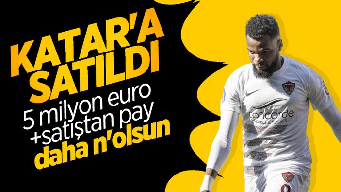 Hatayspor'dan resmi Boupendza açıklaması