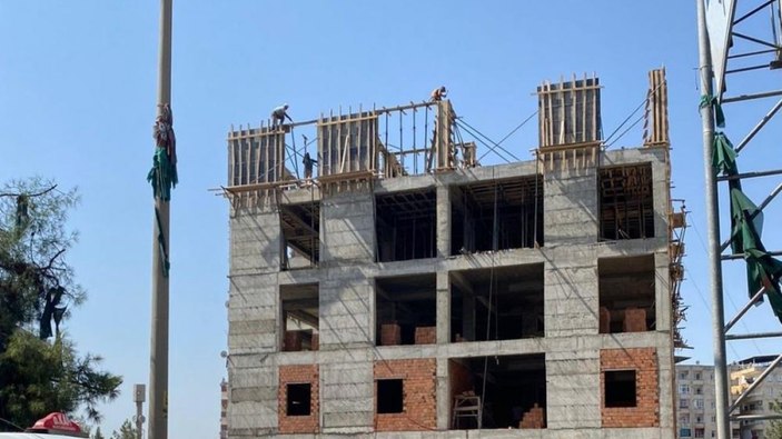 Diyarbakır’da inşaat işçileri tehlikeye davet çıkardı