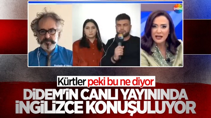 Didem Arslan Yılmaz'ın konukla İngilizce konuştuğu yayın