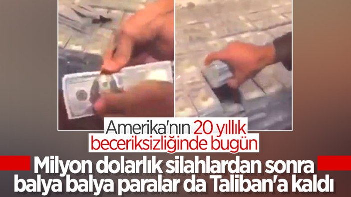 Amerikalı diplomat, Taliban'ın eline geçen para ve silahları paylaştı