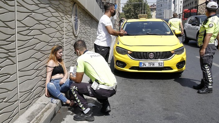 Taksim'de taksici ile tartışan Faslı turist sinir krizi geçirdi