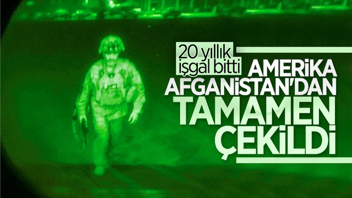 ABD Afganistan'dan tamamen çekildi