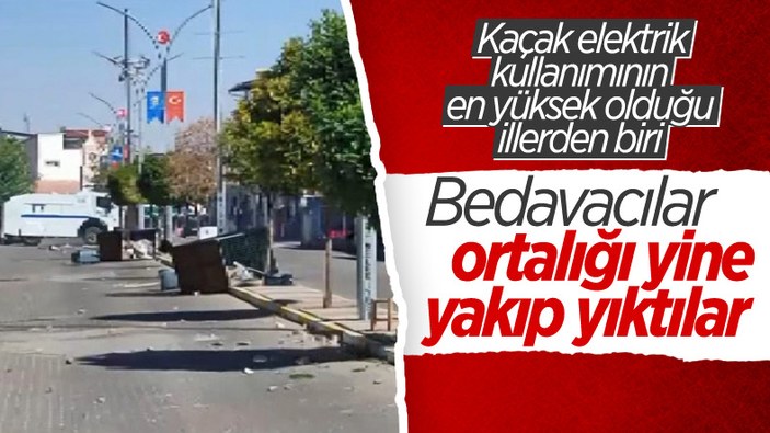 Diyarbakır'da elektrik dağıtım ekibi engellenmeye çalışıldı