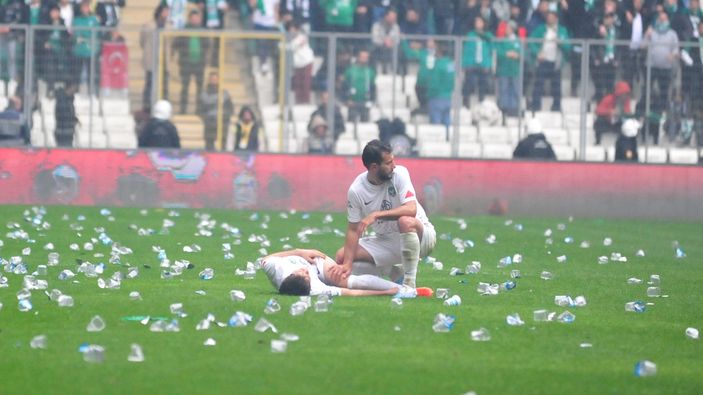 Bursaspor-Amed maçı ve sonrası yaşanan olaylarla ilgili 7 kişi gözaltına alındı