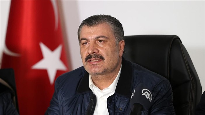 Sağlık Bakanı Fahrettin Koca'dan deprem bölgesine maske uyarısı