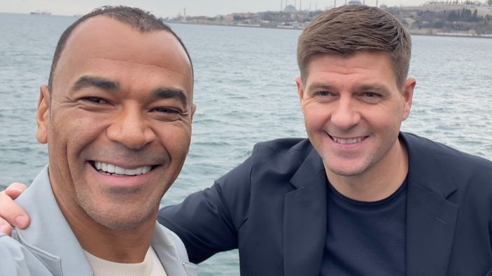 Steven Gerrard ve Cafu İstanbul'da buluştu