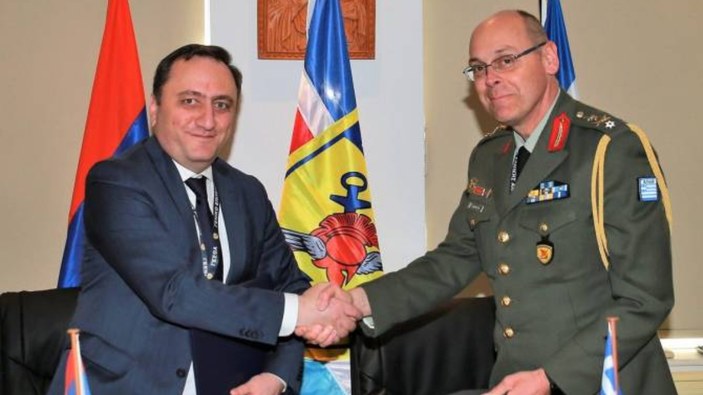 Ermenistan ile Yunanistan arasında askeri iş birliği programı imzalandı