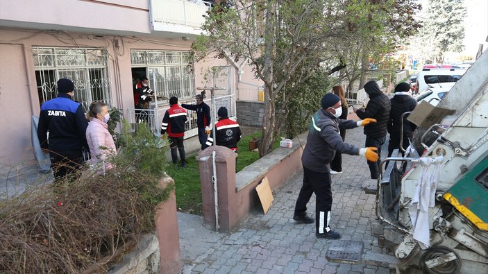 Konya'daki bir evden çıkan çöp miktarı şaşırtıcı: 5 kamyon!