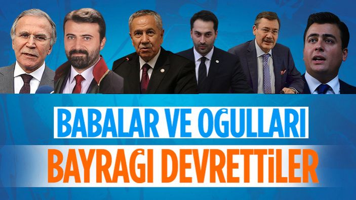 AK Parti'de geçmiş dönemde hizmet eden isimler bayrağı oğullarına devretti