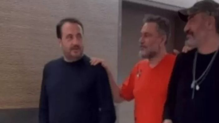 Ercan Saatçi ve Hakan Altun Hüsnü Şenlendirici'yi ziyaret etti