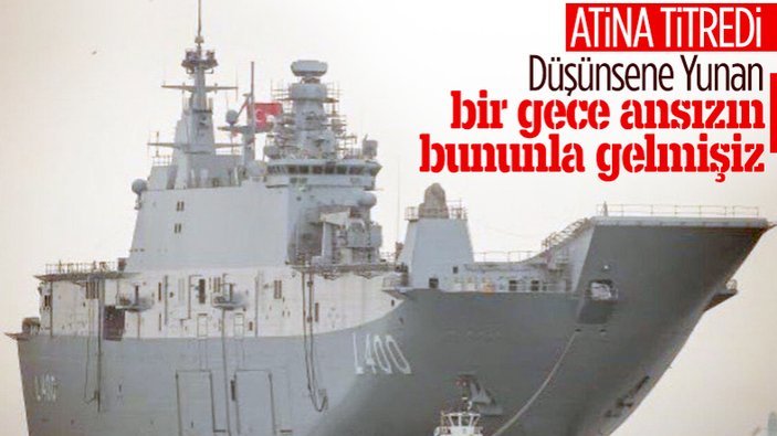 Yunanistan basınından TCG Anadolu yorumu: Mavi Vatan'ı titreten büyük pazartesi