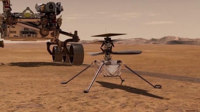 NASA'nın Mars helikopteri 50. uçuşunu tamamladı
