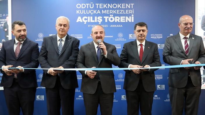 Mustafa Varank, ODTÜ Teknokent Teknoloji Geliştirme Bölgesi Atom ve Etkin Kuluçka Merkezi'ni açtı
