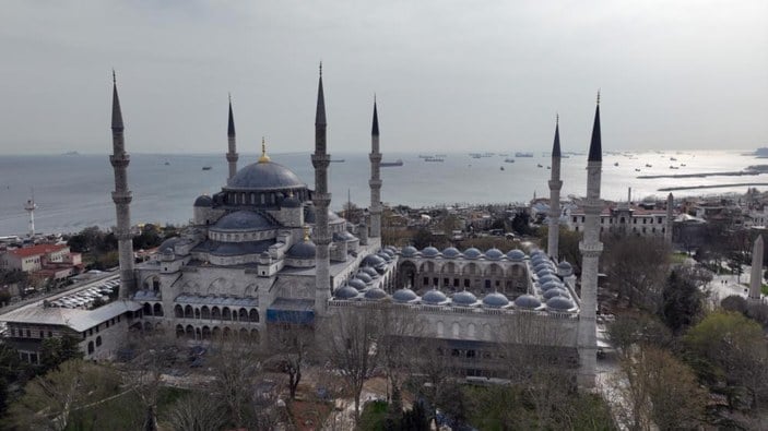 Restorasyonu biten Sultanahmet Camii ibadete açılıyor
