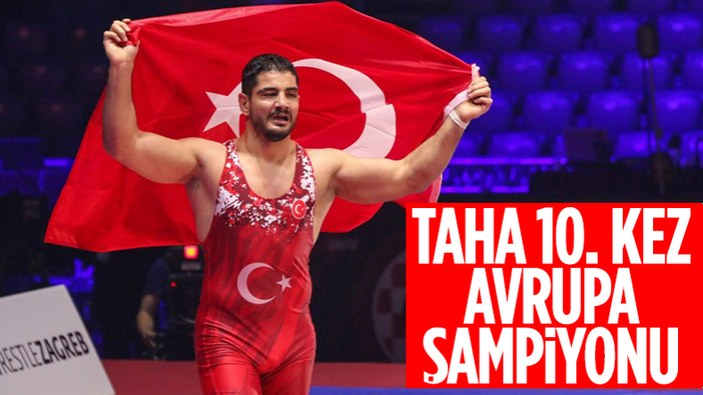 Taha Akgül, Avrupa Şampiyonası'nda 10. kez şampiyon