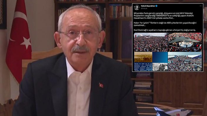 Kemal Kılıçdaroğlu'nun Atatürk Havalimanı açıklamasına Haluk Bayraktar'dan tepki