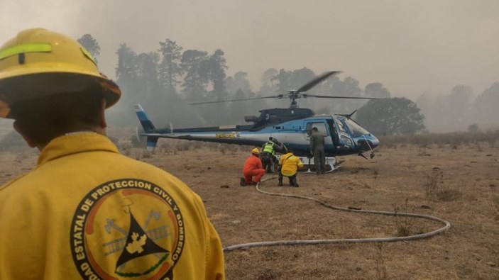 Meksika'da orman yangını: 1 ölü