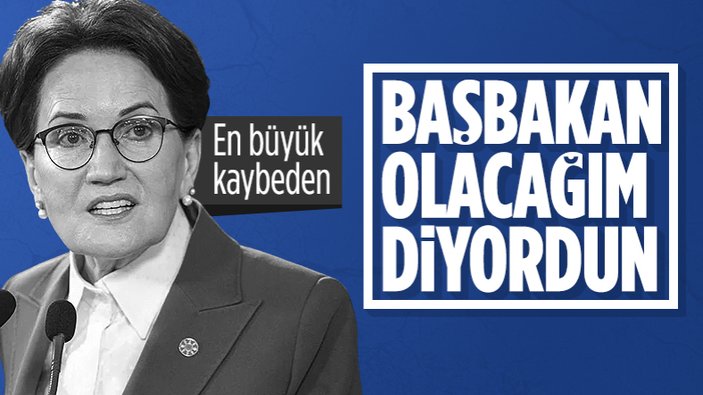 Meral Akşener, seçimlerde istediği sonucu alamadı