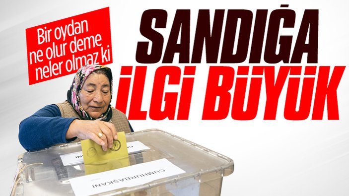 Oy kullanma işlemi başladı! Türkiye genelinde seçim manzaraları