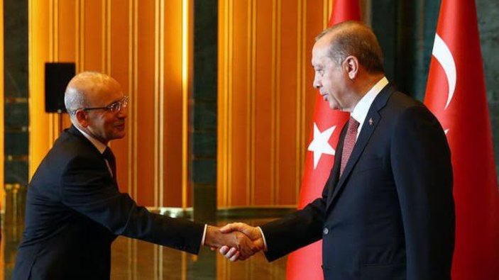 Cumhurbaşkanı Erdoğan, Mehmet Şimşek ile görüştü