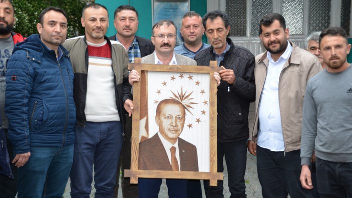 Umutlu köyü sakinlerinin tek tercihi Cumhurbaşkanı Erdoğan oldu