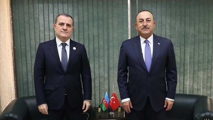 Mevlüt Çavuşoğlu, Azerbaycan Dışişleri Bakanı Bayramov ile görüştü
