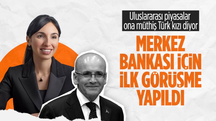 Ankara'da Merkez Bankası temasları: Mehmet Şimşek ile Hafize Gaye Erkan görüştü