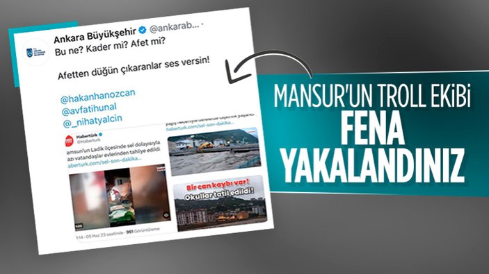 CHP'li Ankara Büyükşehir Belediyesi'nin trol ekibi kendini ele verdi
