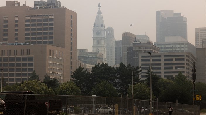 New York'ta kırmızı alarm: Kanada'daki orman yangınlarının dumanları şehre ulaştı