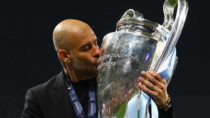 Manchester City'de, Pep Guardiola tarihe geçti