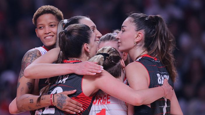 A Milli Kadın Voleybol Takımı, Hollanda'yı set vermeden yendi