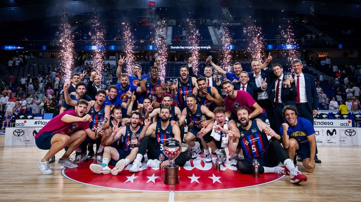 İspanya ACB'de şampiyon Barcelona oldu