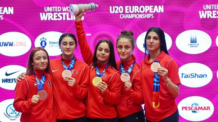 U20 Kadın Milli Güreş Takımı, Avrupa üçüncüsü oldu