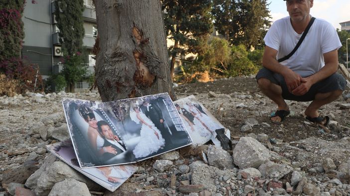 Deprem şehri Hatay'da yürek burkan görüntü