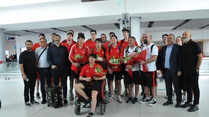 U19 Erkek Basketbol Milli Takımımız yurda döndü