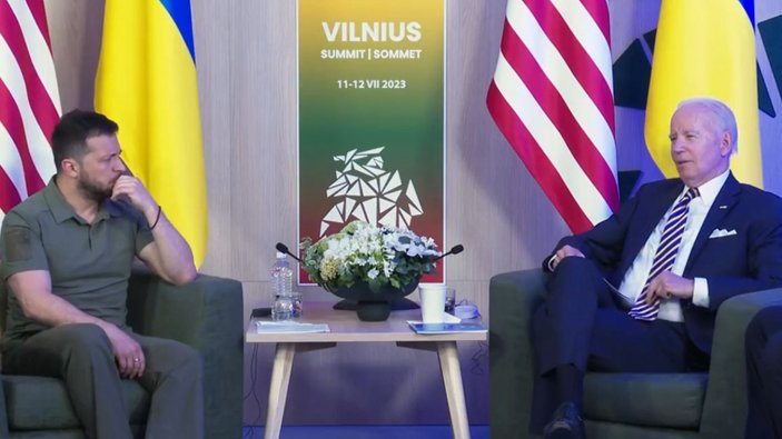 Ukrayna Devlet Başkanı Zelensky'den Joe Biden'a teşekkür