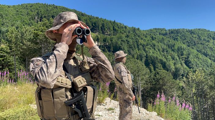 Bursa'da orman yangınlarına karşı özel harekatlı koruma