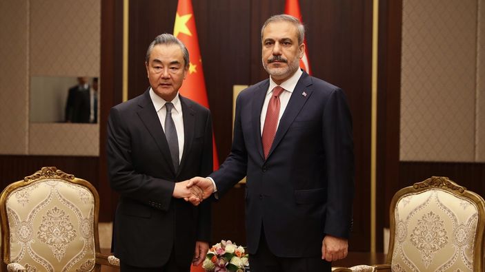 Hakan Fidan, Çin Dışişleri Bakanı Wang ile görüştü