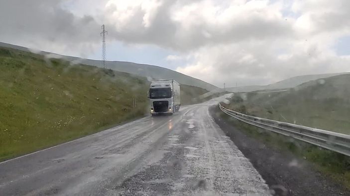 Ardahan'da temmuz ayında dolu ve sağanak yağış