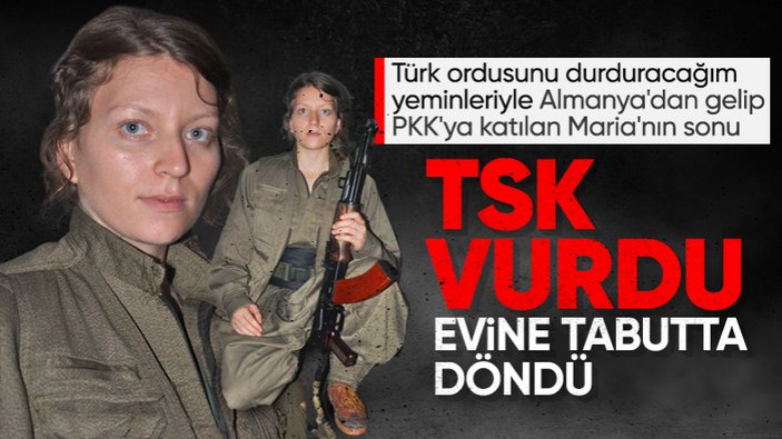 Alman vatandaşı PKK'lı terörist Eva Maria Steiger, TSK operasyonuyla öldürüldü