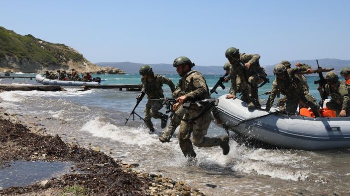MSB fotoğrafları paylaştı: İzmir'de hücum harekatı eğitimi