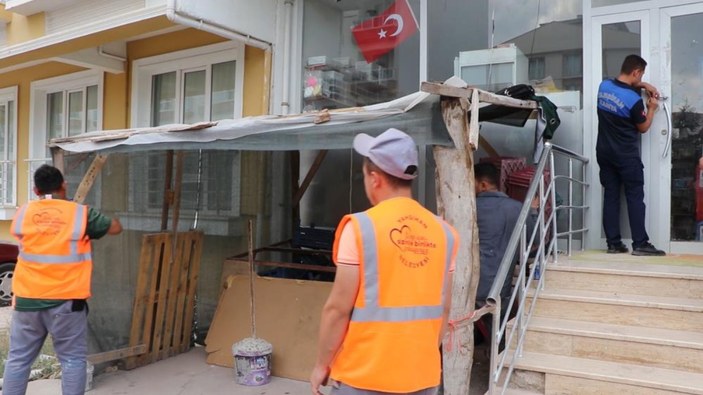 Kırıkkale'de yabancı uyrukluların ruhsatsız dükkanı mühürlendi