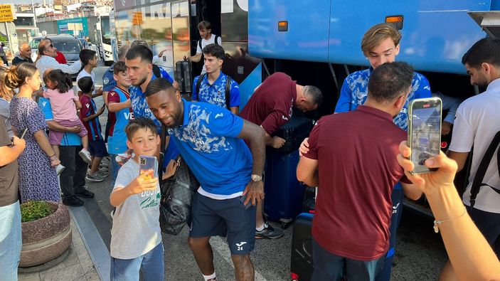 Trabzonspor, Galatasaray maçı için İstanbul’a geldi