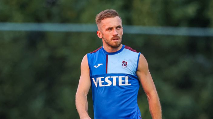 Trabzonspor'da Edin Visca yeniden idmanlara katıldı