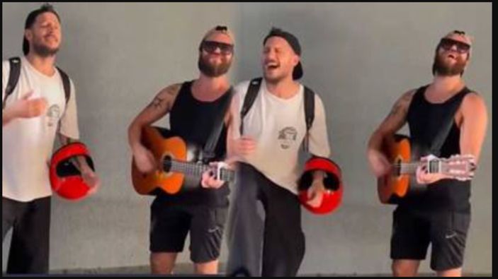 Uraz Kaygılaroğlu sokak şarkıcısıyla düet yaptı