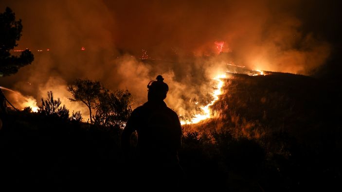 Yangın felaketiyle mücadele sürüyor! Çanakkale'de 2'nci gün...