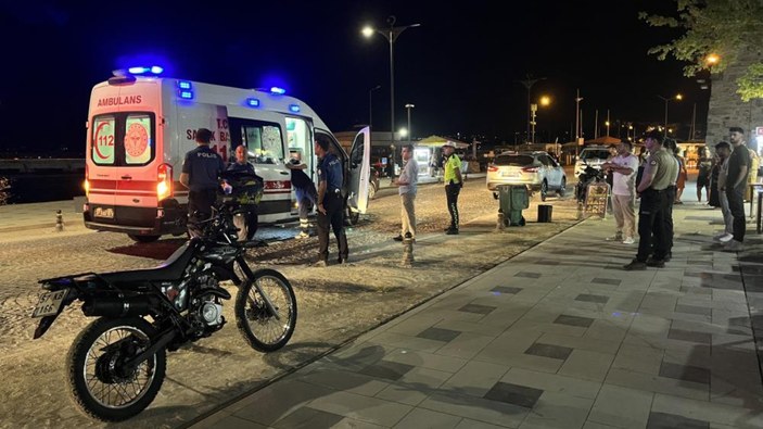 Sinop'ta bıçaklı kavga: 1 kişi yaralandı