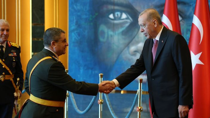 Cumhurbaşkanı Erdoğan Zafer Bayramı dolayısıyla tebrikleri kabul etti