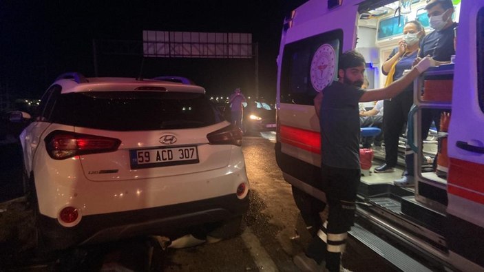 Tekirdağ'da kaza: 2'si çocuk 4 yaralı