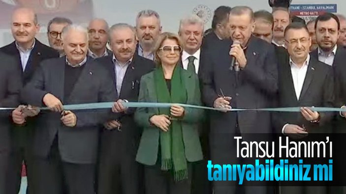 Tansu Çiller, İstanbul Havalimanı metro açılışına katıldı